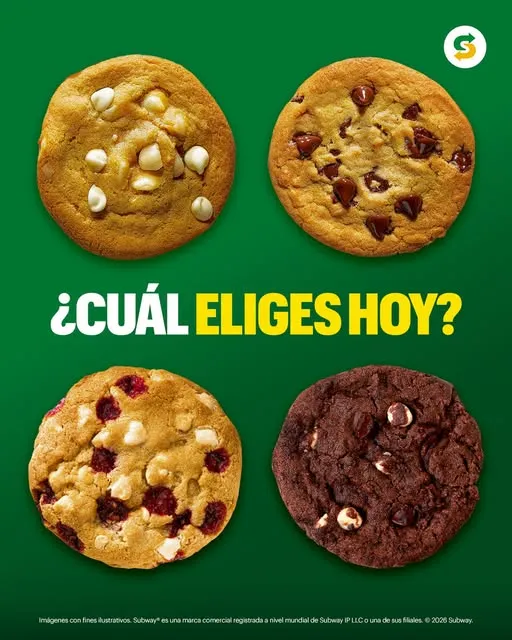 Nadie sale de Subway® sin su galleta