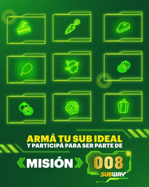 ¿Querés ser parte de Misión 008 Subway? 💚