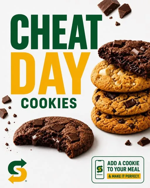 Make any meal complete with Subway's ultimate cheat day treat
