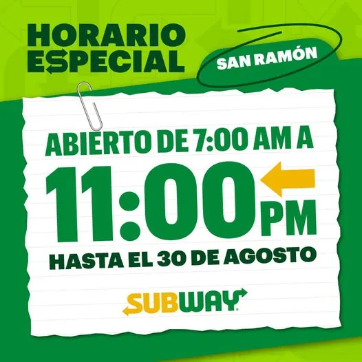 ¡Recordá que este fin de semana estamos abiertos hasta las 11:00 p.m.! 🎉