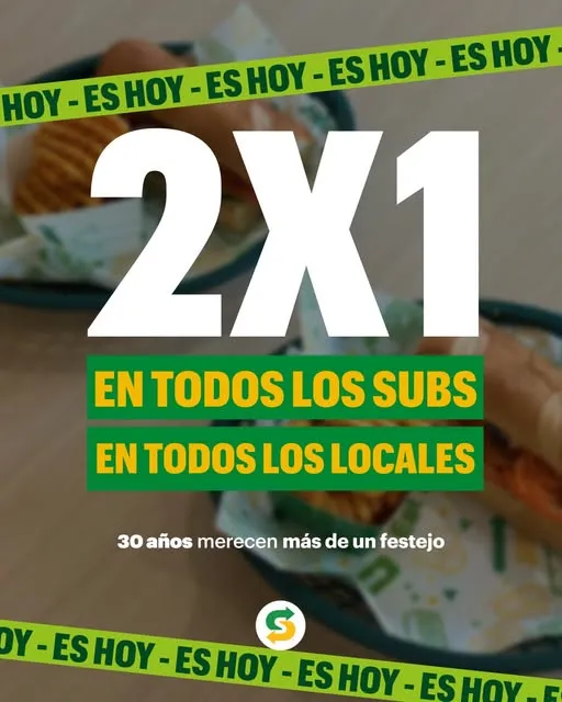 ¡ES HOY, ES HOY! ES 21, DÍA DE 2X1. No te pierdas nuestro festejo😎🥳 ¿Con quién vas a venir?