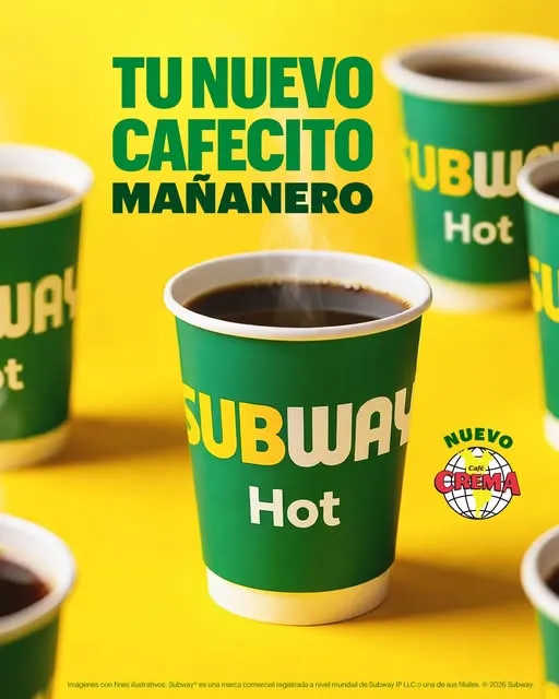 Café Crema llegó a Subway®