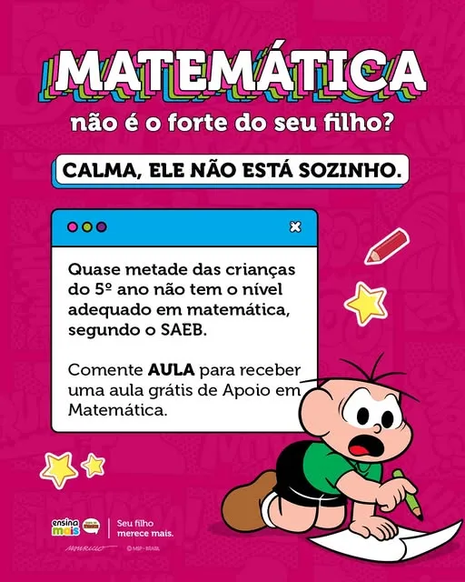 Matemática não é o forte do seu filho? Calma, ele não está sozinho nisso.