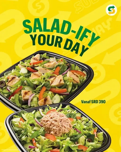 Salad-ify your day at Subway💚
