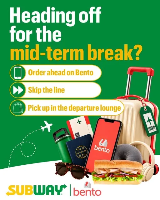 ✈️🌴 Heading off for the mid-term break?
