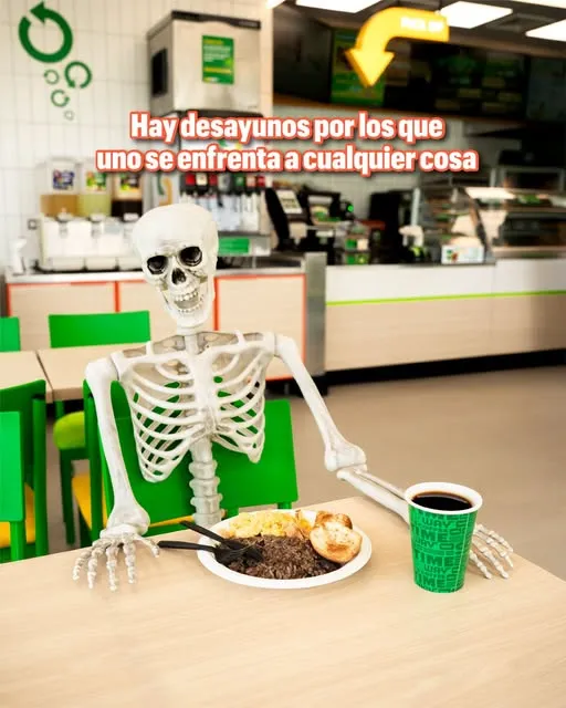 Si el premio es un Desayuno Completo, yo también me siento en esa mesa 👀💀🥪☕ ¿Vos?
