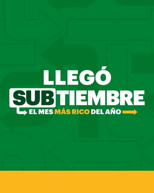 ¡Llegó SUBTIEMBRE! 🥖💚
