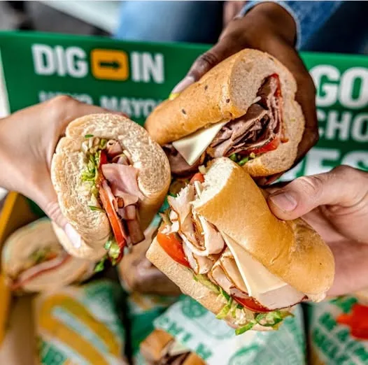 Good food, good company, and plenty of subs to share.  Make your next gathering a Subway gathering!