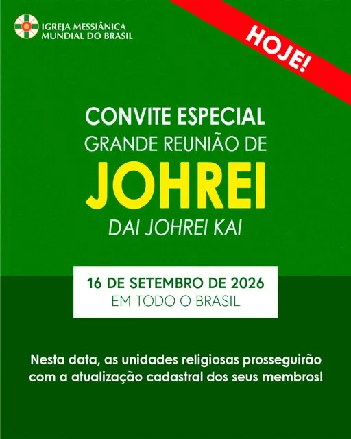 É hoje, quarta-feira, 16 de setembro...