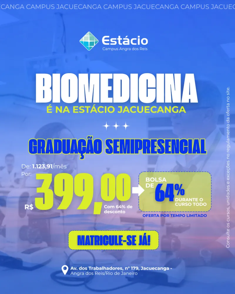 Graduação em Biomedicina no Semipresencial 