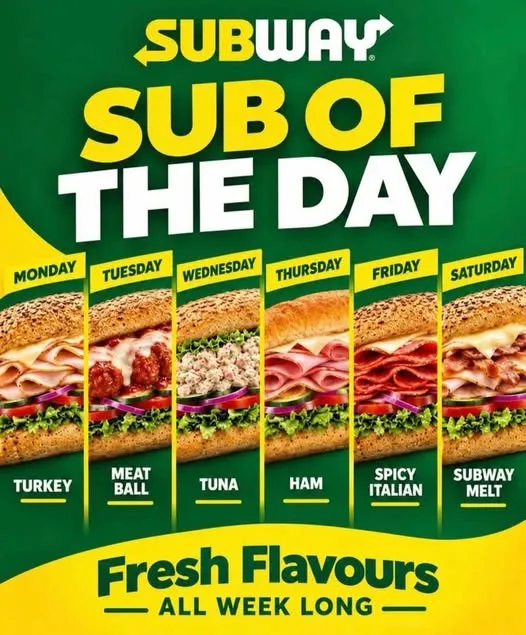 Why pick a favorite when you can have a different flavor every single day of the week?