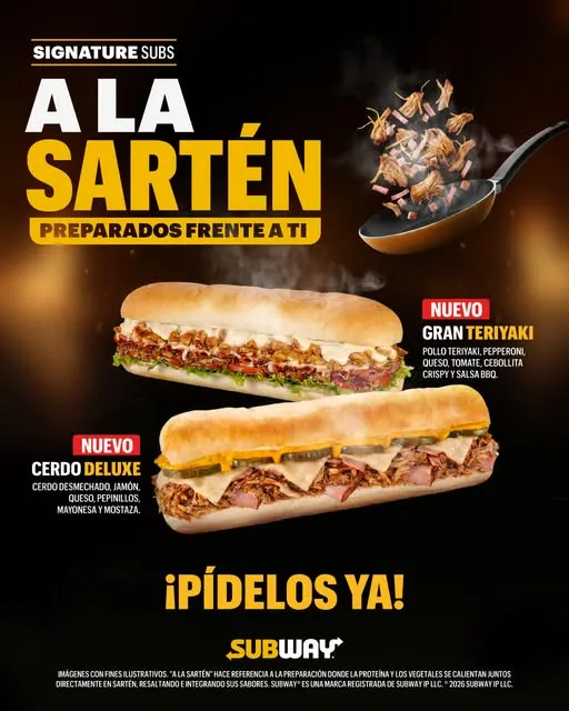 Sin escalas, directo de la sartén a tu Sub. ¡Pídelos ya!