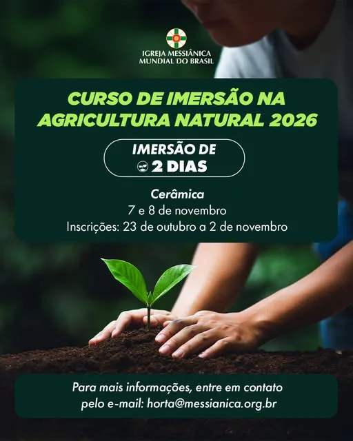 Já estão abertas as inscrições para a Imersão de Dois Dias em Agricultura Natural no Solo Sagrado de Guarapiranga.