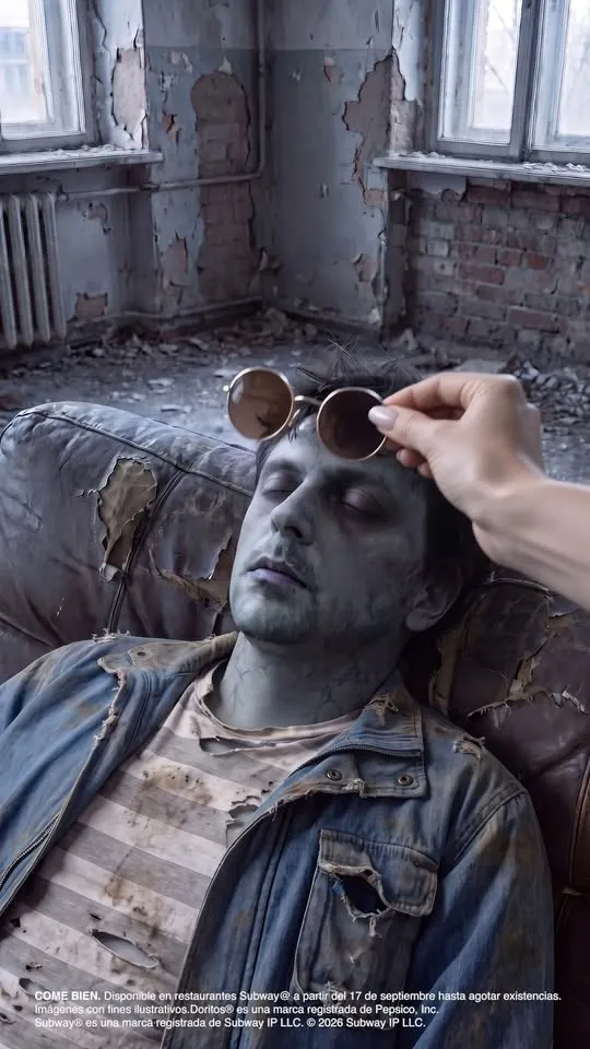 Cuando tu compa el inactivo decide revivir solo para comerse el nuevo Subway Chicken Frankie con Doritos 🧟♂️🥖.