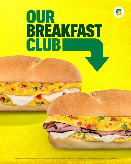 Good mornings start with good subs. ☀️🥖