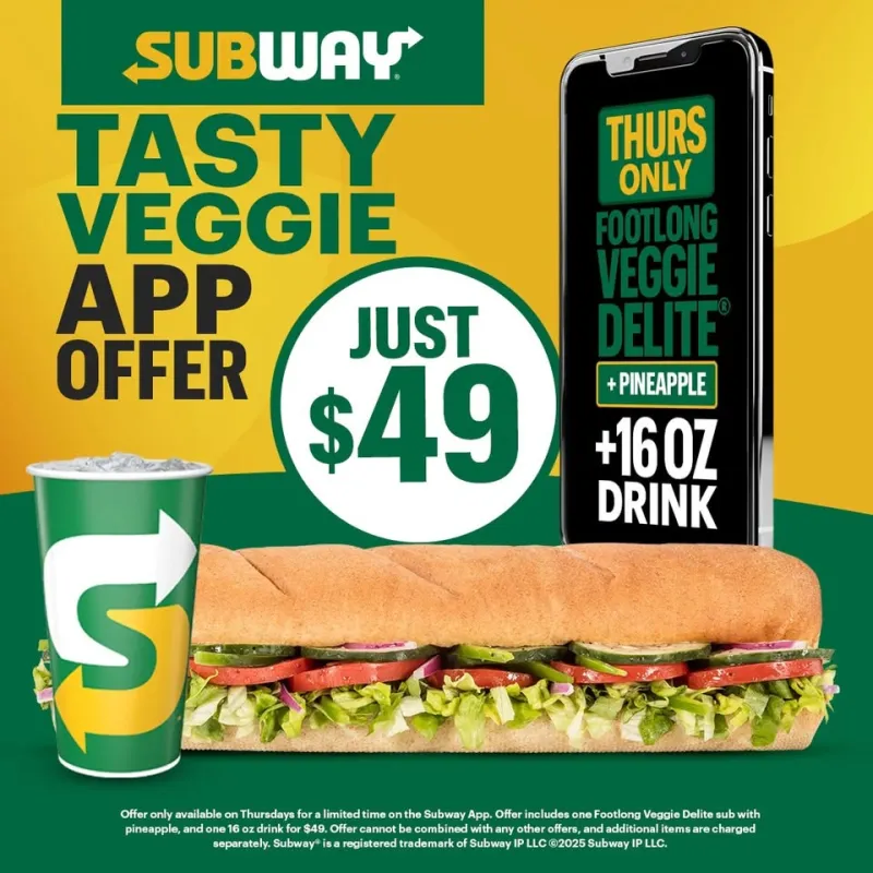 📣 Try this “Tasty Veggie App Offer”