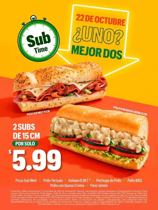 ¿UNO? ¡MEJOR DOS! 🥪