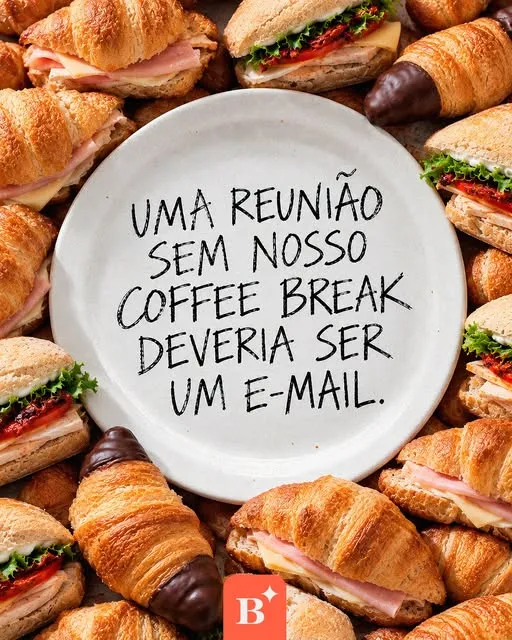 Uma dica para quem ainda organiza reunião sem pausa: dá tempo de rever isso. ☕🥐