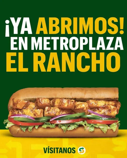 🎉 ¡Ya estamos en Metroplaza El Rancho! 🥪💚