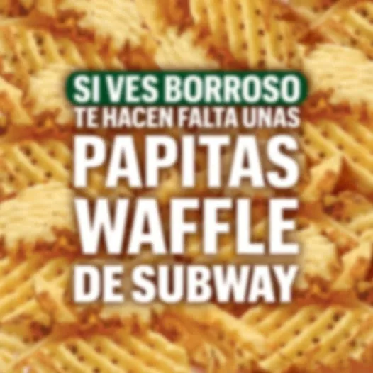 Todo se resuelve pasando a tu Subway favorito 😌🍟...