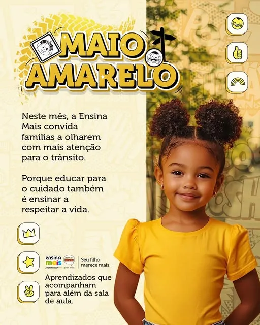 Maio Amarelo é sobre atenção.