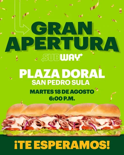 🎉 ¡GRAN APERTURA! 🥪💚