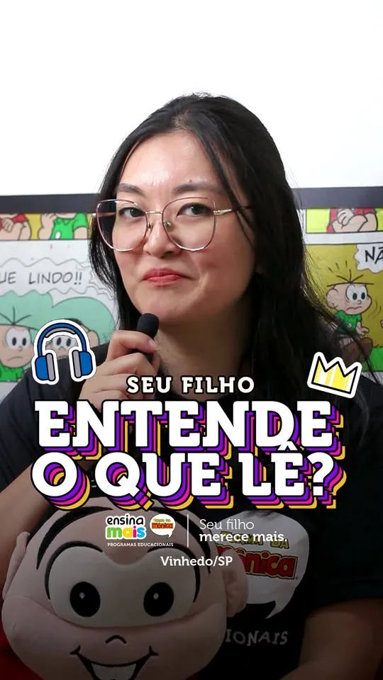 Seu filho lê tudo, mas será que ele realmente entende o que está lendo? 📚💙