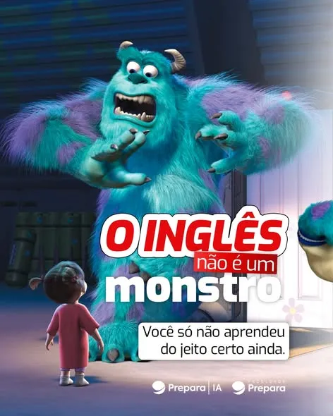O inglês não é um monstro.