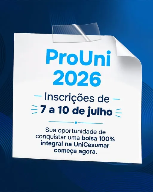 🚨 As inscrições para o ProUni já têm data!