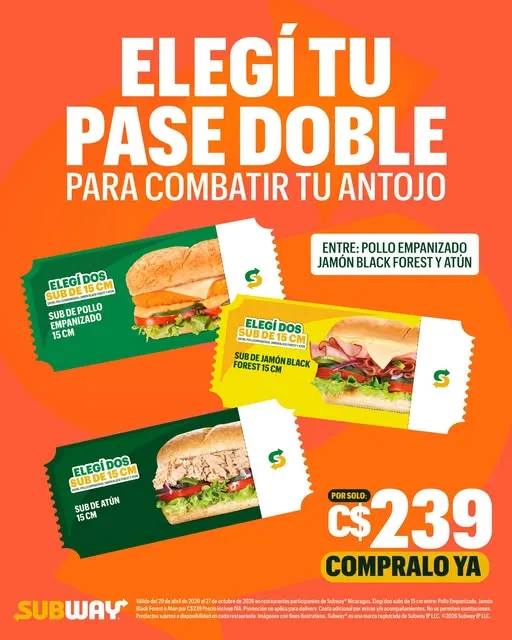 Tu antojo tiene pase doble