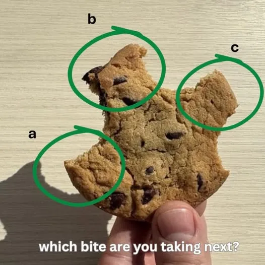 I think my next bite will be “b” #Subway #Cookies...