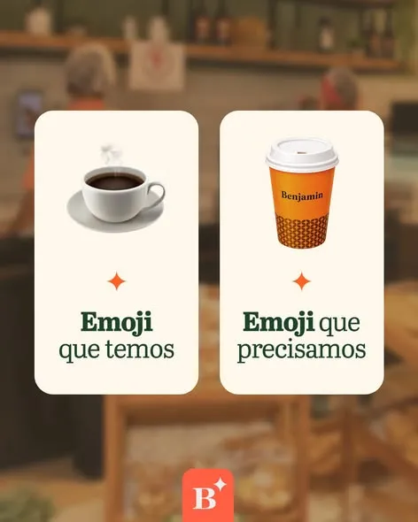 Enquanto esses emojis não chegam, as versões reais já existem na Benjamin. 🥐