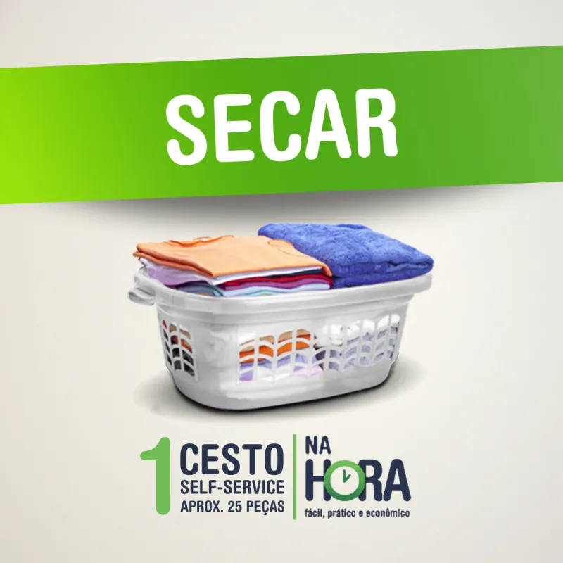 Secagem de cesto - Self-Service