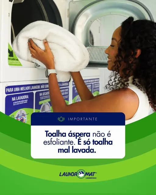 Sabe quando a toalha vai ficando dura e arranha a pele depois do banho?