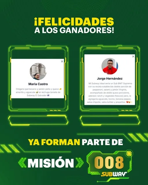 Después de conocer todas sus increíbles ideas, ¡ya podemos anunciar a quienes lograron completar esta misión 008! 🏆✨