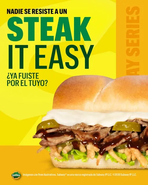 Hay antojos que no esperan. Y cuando aparecen, nada mejor que disfrutar el sabor inconfundible de un buen Steak. 🥩🥪