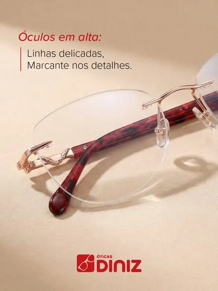 As armações com lentes quase invisíveis chegaram para quem ama um visual leve, sofisticado e cheio de personalidade!  👓✨