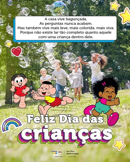 A casa vive bagunçada. 🧸