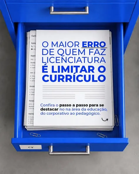 Seu currículo está pronto para brilhar na sala de aula? ✨🍎