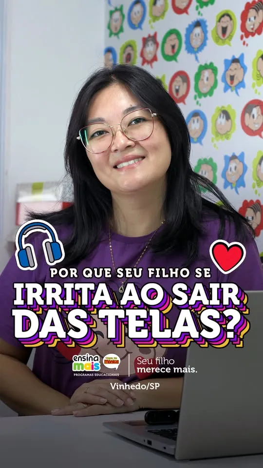 Seu filho fica irritado quando a tela desliga? É mais comum do que parece. 📱