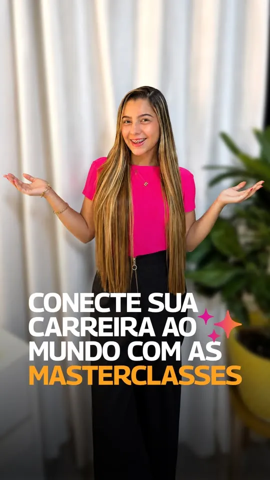 Já imaginou aprender com especialistas internacionais sem sair de casa? 🌎