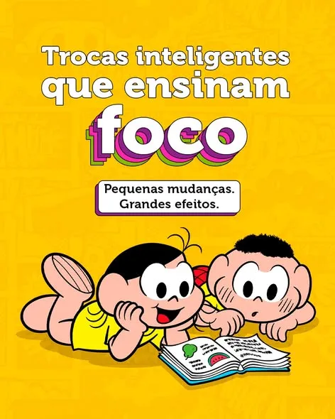 Pequenas trocas podem ajudar a criança a manter o foco por mais tempo. 💛