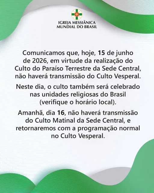Comunicamos que