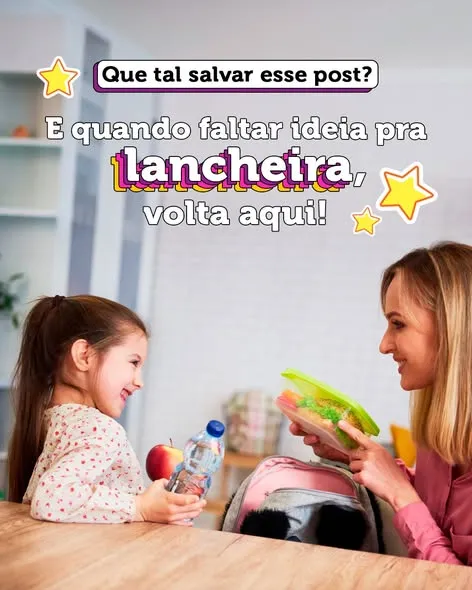 Salva esse post. E quando faltar ideia pra lancheira, volta aqui. 🍎