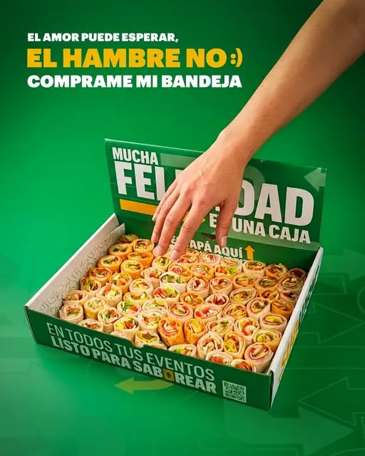 @ a esa persona que te gustaría que te comprara tu bandeja de mini wraps