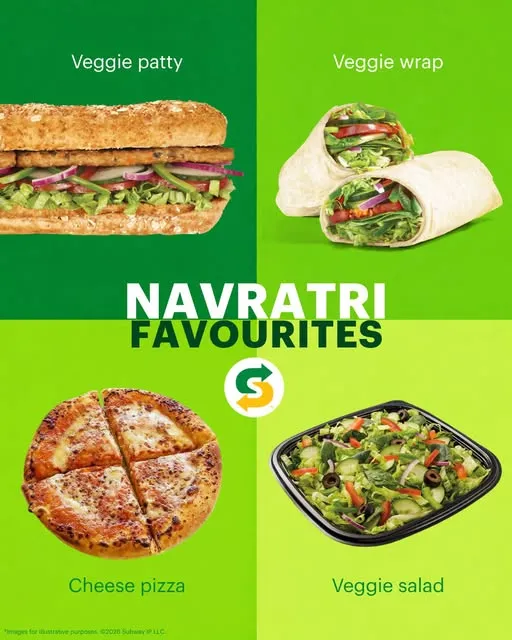 Vier Navratri met onze heerlijke, verse veggie favorieten💚