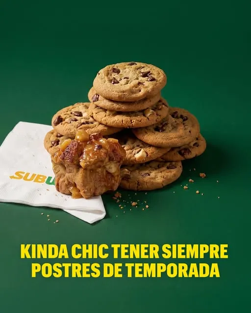Siempre hay espacio para un postrecito de Subway 😋...