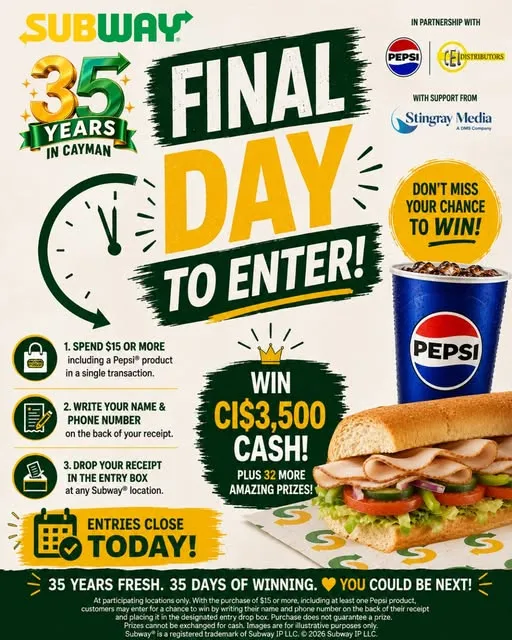 🚨 FINAL DAY TO ENTER! 🚨
