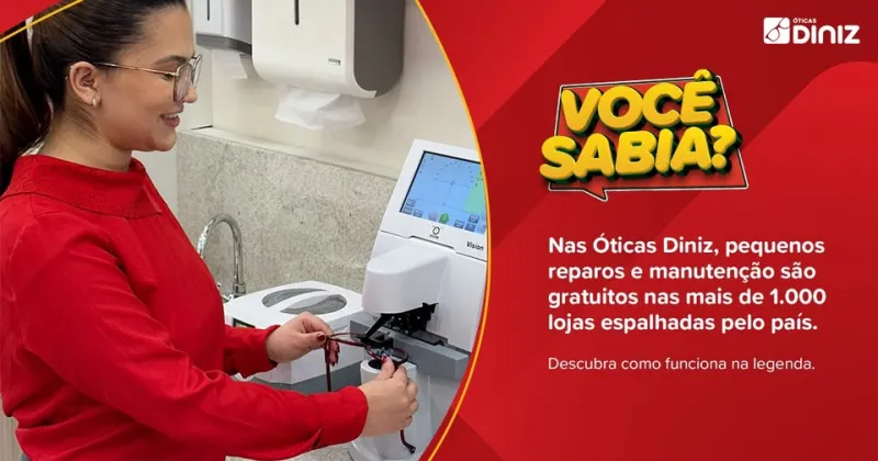Você já deixou de usar seus óculos porque eles estavam tortos ou com plaquetas usadas? 🤔