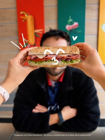 ¿Sin plan de Amor y Amistad? Nosotros te salvamos. 🤭💚 2 Subs de 15 cm por $30.900. ¿Con quién vienes por los tuyos?